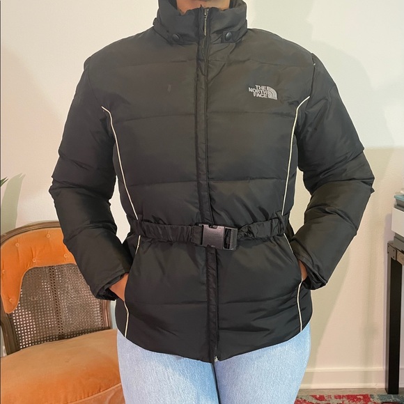 The North Face Puffer Jacket with Belt - Picture 3 of 4